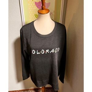 NEW State Of Mind COLORADO Sweatshirt Size Large #T4